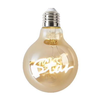 Лампочка филаментная цоколь E27 3W 2400К тип G80 STAR