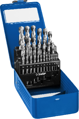 Набор сверл по металлу сталь Р6М5 класс А, ПРОФ-А 25шт(1-13мм)