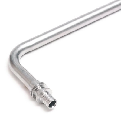 Трубка из. нерж. стали для подкл. радиатора, Г-образная 16/250