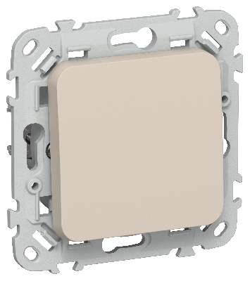 FLITE Выключатель 1-клавишный перекрестный 10А ВС71-1-0-ФлЛ льняной IEK