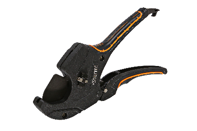 Ножницы для резки труб ПВХ 50мм с тефлоновым покрытием сталь SK5 стопорная скоба