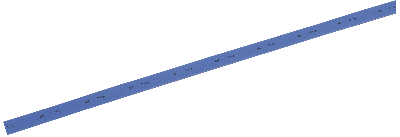 Трубка термоусаживаемая ТТУ 4/2 синяя (1м)