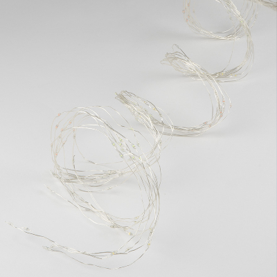 Гирлянда светодиодная Лучи росы 2м 10 нитей 200 светодиодов Разноцветный свет Провод прозрачный ULD-E0200-200/STA MULTI IP44