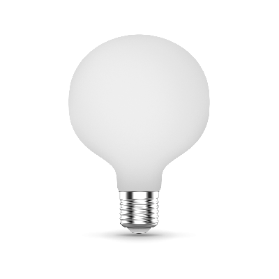 Лампа светодиодная филаментная LED 10 Вт 1100 лм 4100К AC185-265В E27 шар G95 нейтральный матовая колба диммируемая Black Filament Gauss