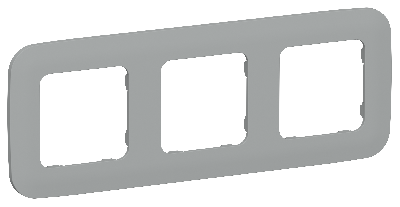 FLITE ARTISTIC Рамка 3-местная РУ-3-А-ФлС серый IEK