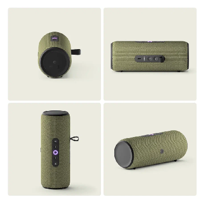 Умная портативная колонка Яндекс Станция Стрит с  Алисой, зеленая, YNDX-00030GRN