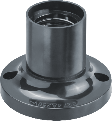 Патрон потолочный Е27 карболитовый черный