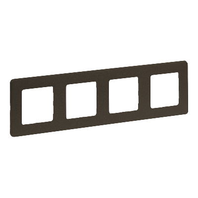 Рамка 4 поста INSPIRIA бронза