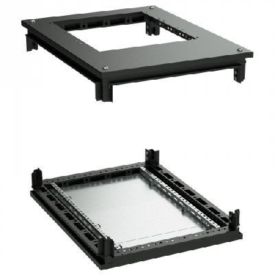 Крыша с фланцем и основание для 19'' IT-CQE 800x800. RAL9005
