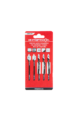 Пилки для лобзика по дереву T119BO 76х51х2,0 мм, криволинейный рез (5шт)