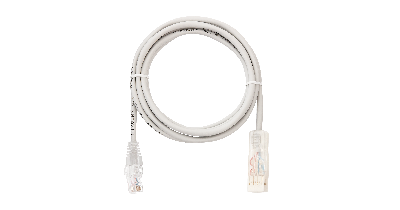 Патч-корд U/UTP 2 пары Cat 5 110-RJ45/8P8C Ethernet 7х0192мм LSZH серый 3м