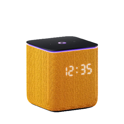 Колонка умная Яндекс Станция Миди с Zigbee, оранжевая, YNDX-00054ORG