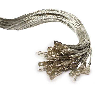 Проводник заземляющий  П-750 S=6 мм (с двумя      након.)