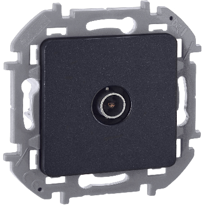 Розетка TV «звезда» 2 дБ 0 2400 мГц INSPIRIA антрацит