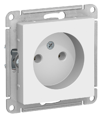 ATLASDESIGN РОЗЕТКА без заземления без шторок, 16А, механизм, ЛОТОС