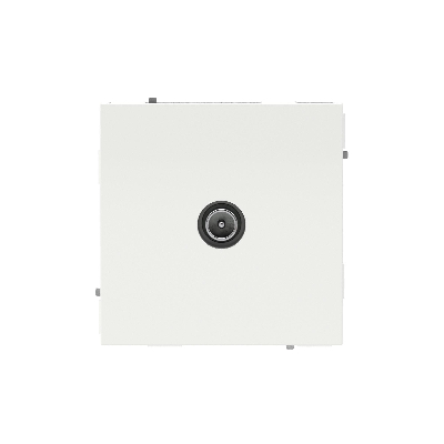 Розетка TV оконечная, KANT, белая магнолия