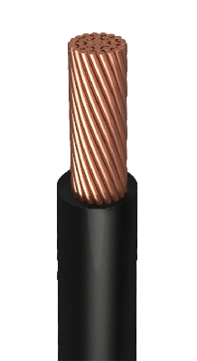Провод силовой ПуГВнг(А)-LS 1х4 черный