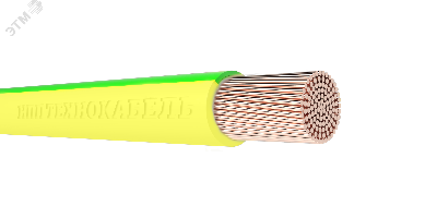 Провод силовой ПуГВнг(А)-LS 1х1,5 желто зеленый ТРТС