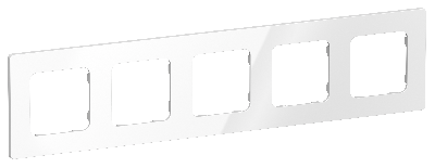 FLITE CLASSIC Рамка 5-местная РУ-5-К-ФлБ белый IEK