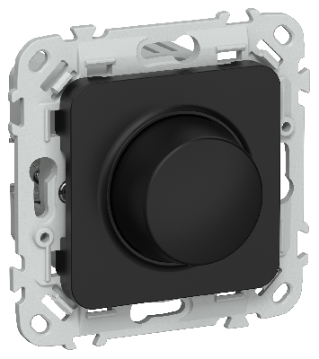 FLITE Светорегулятор проходной TRIAC 550Вт СС26-5-12-ФлЧ черный IEK