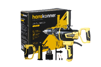 Дрель-миксер 1400Вт 0-800об/мин патрон 16мм металический редуктор 4м кабель