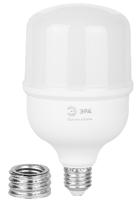 Лампа светодиодная высокой мощности LED 60 Вт 6000Лм 6500К T100 холодный E27/E40 (переходник) 170-265В LED POWER T100-60W-865-E27/E40 Green Line