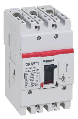 Выключатель автоматический DRX 125 HP TM Рег 3П 63A 25кА