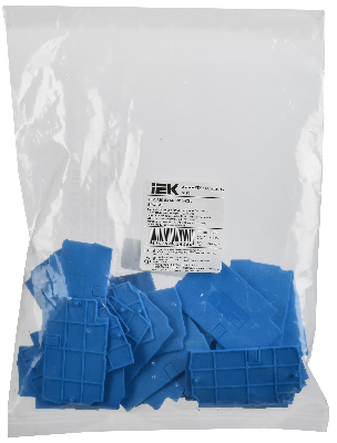 ARMAFIX Заглушка EPCX4-3 BU для колодки клеммной CP/CX4-3 синяя IEK