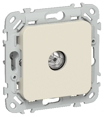 FLITE Розетка TV экранированная оконечная тип M РТВм-1-1-1-ФлСл сливочный IEK