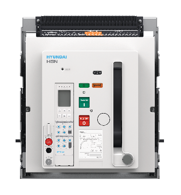 Воздушный выключатель серии HGN, арт. HGN20B3BM2C2S254MBAEL (2000А, 3P, 100кА, выкатной c горизонтальным расположением шин, реле GPR-LP, с моторным приводом AC/DC 220В (катушка вкл. AC/DC 220В, катушка откл. AC/DC 220В))