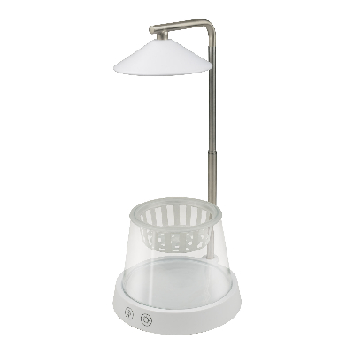 Светильник для растений светодиодный с подставкой и декоративной емкостью ULT-P36-3W/4000K+SPSB IP40 WHITE 4000K + cпектр для рассады и цветения