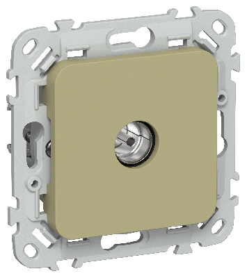 FLITE Розетка TV экранированная оконечная тип M РТВм-1-1-1-ФлО оливковый IEK