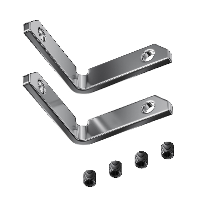 Комплект уголков вертикальных (2соединителя + 4 винта) для профиля