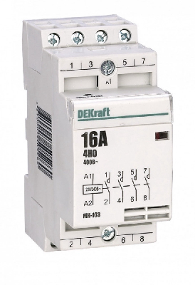 Контактор модульный 4НО 16А 230В МК-103