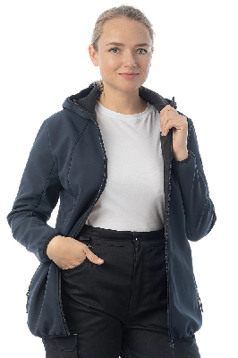 Женская куртка софтшелл Brodeks KS248, синий (M)