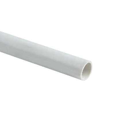 Труба гладкая ПВХ жесткая d20 мм/2м белая(упак    50м) EKF-Plast