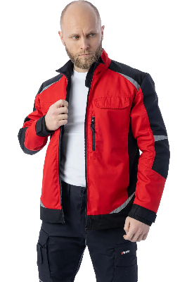 Куртка KS202, красный/черный (M)