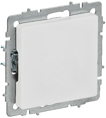 BRITE Заглушка с суппортом МЗ10-БрАБ арктический белый IEK