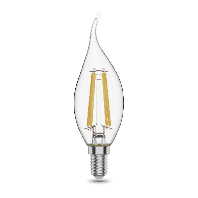 Лампа светодиодная LED 11 Вт 810 Лм 2700К теплая Е14 Свеча на ветру Filament Gauss
