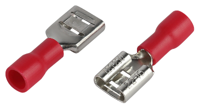 Разъем плоский NO-225-125 РпИм 1.25-250 изолированный «розетка» (упаковка 50 штук)