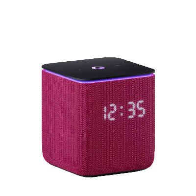 Колонка умная Яндекс Станция Миди с Zigbee, малиновая, YNDX-00054PNK