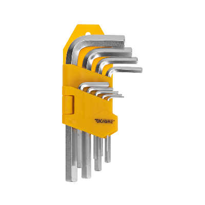 Набор ключей имбусовых HEX 1,5-10 мм, CrV, 9 шт.