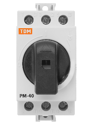 Рубильник модульный РМ-40 3П 40A TDM