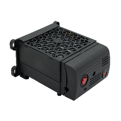 Обогреватель в пластиковом кожухе с вентилятором 1000 Вт, встроенный термостат, 230 В AC