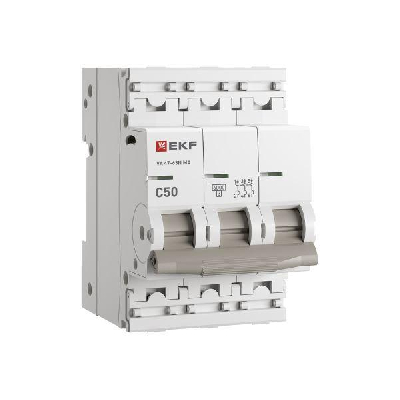 Автоматический выключатель ВА 47-63N MA 3P 50А (C) 6кА без теплового расцепителя PROXIMA