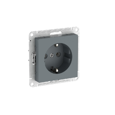 ATLASDESIGN РОЗЕТКА с заземлением, 16А, быстрозажимные клеммы, ГРИФЕЛЬ