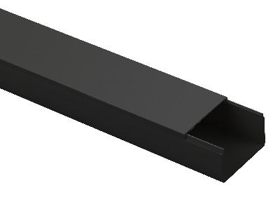 Кабель-канал KK-B-40-25 черный 40x25мм 24м