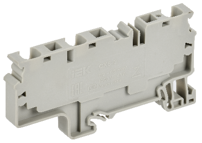 ARMAFIX Клемма пружинная CX6-3 6мм2 трехконтактная серая IEK