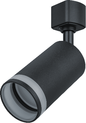 Светильник трековый на шинопровод под лампу NLT-TM2-1L-GU10-BL однофазный GU10 черный