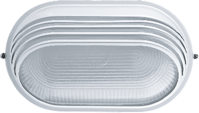 Светильник НПП-100w термостойкий овальный козырек IP54 белый